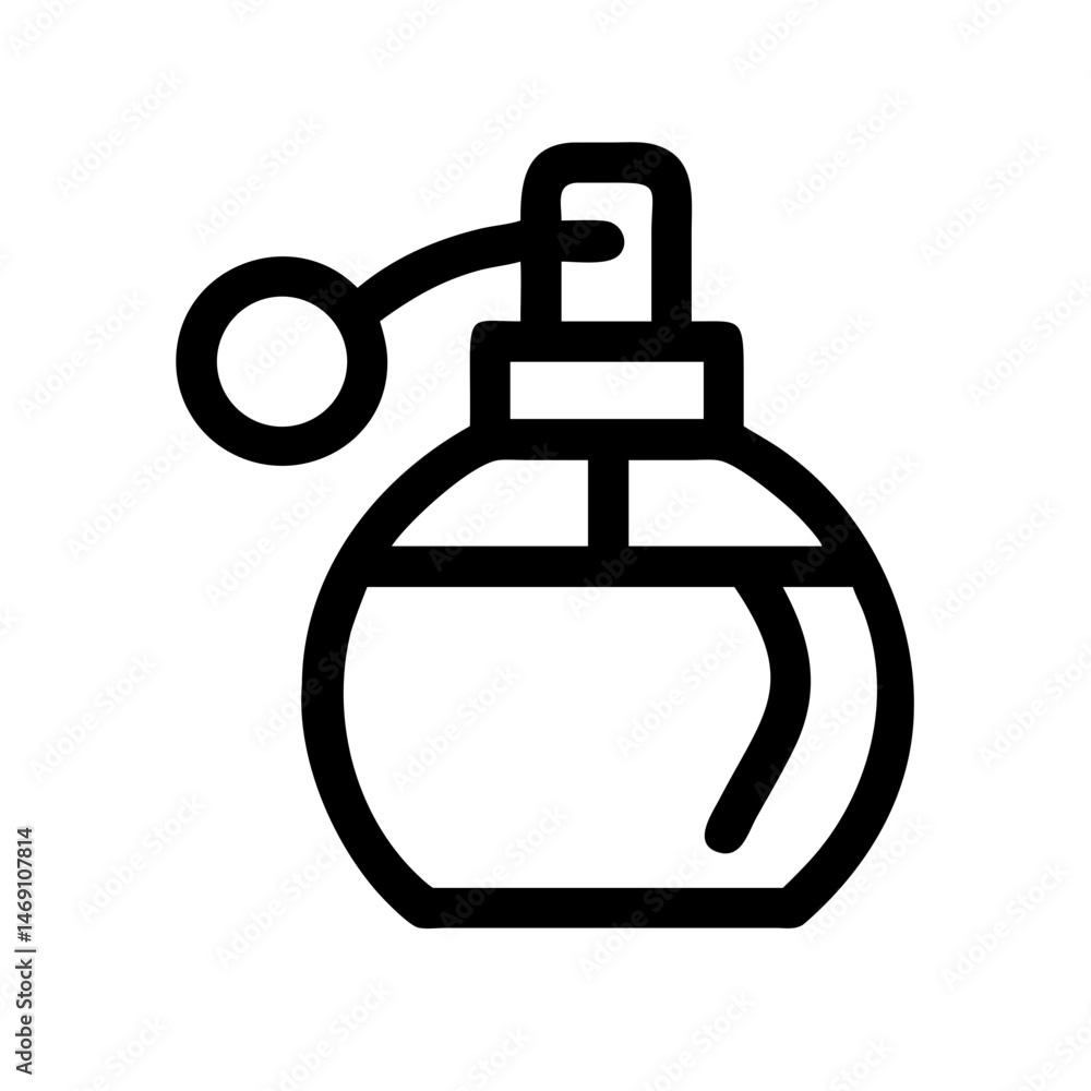 Obraz premium Designer Perfume Icon Design
