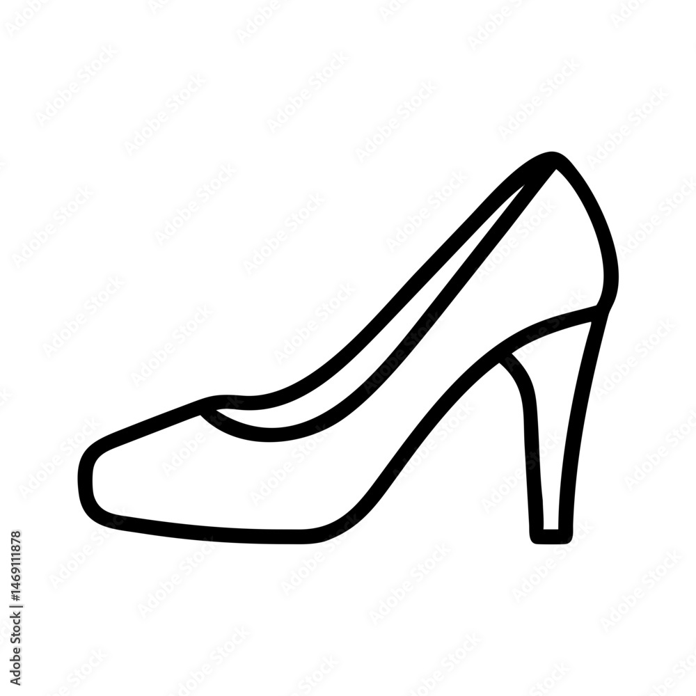 High Heel Shoe Icon Design High Heel Shoe Icon Design
