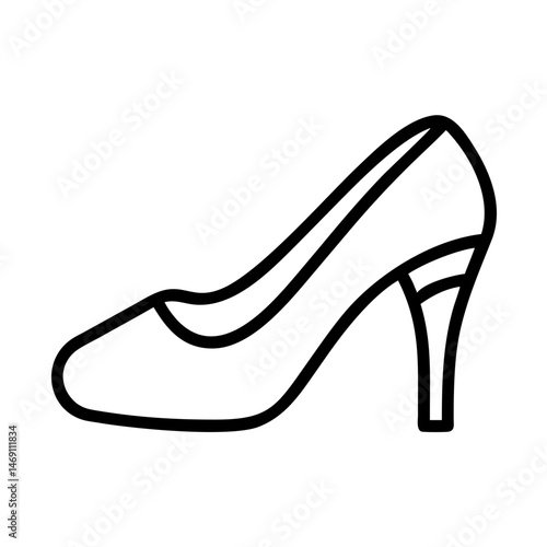 High Heel Shoe Icon Design