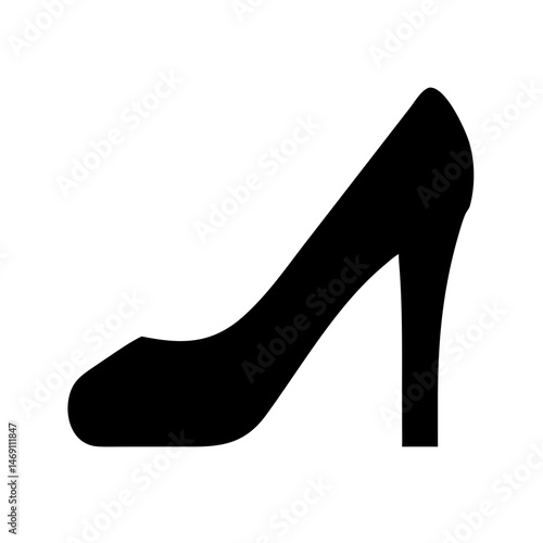 High Heel Shoe Icon Design