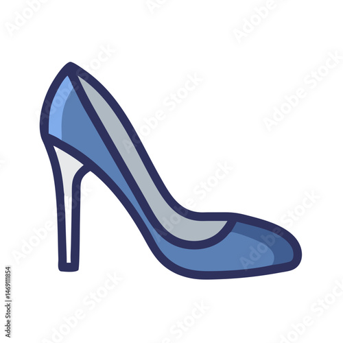 High Heel Shoe Icon Design