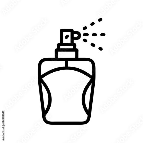 Perfume Spray Bottle Icon Design