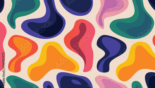 7. Modern Watercolor Blob Background
