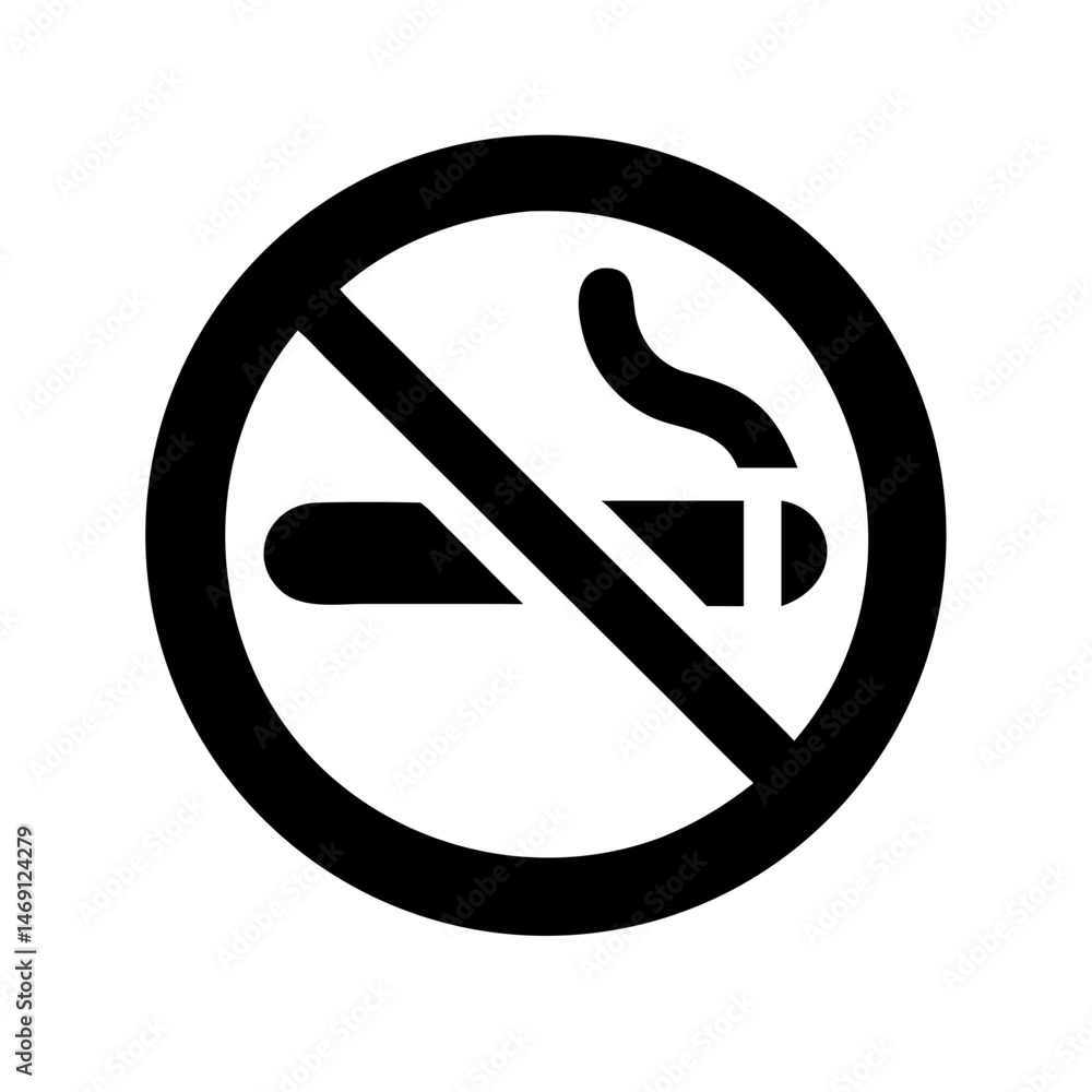 No Smoking Symbol Icon Design No Smoking Symbol Icon Design