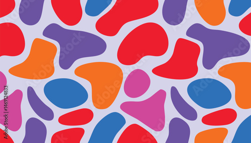 28. Abstract Organic Drops Playful Repeat