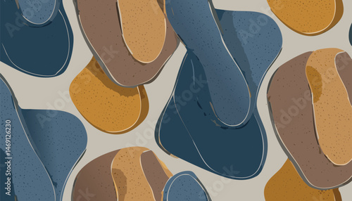 44. Bold Liquid Blobs Colorful Texture