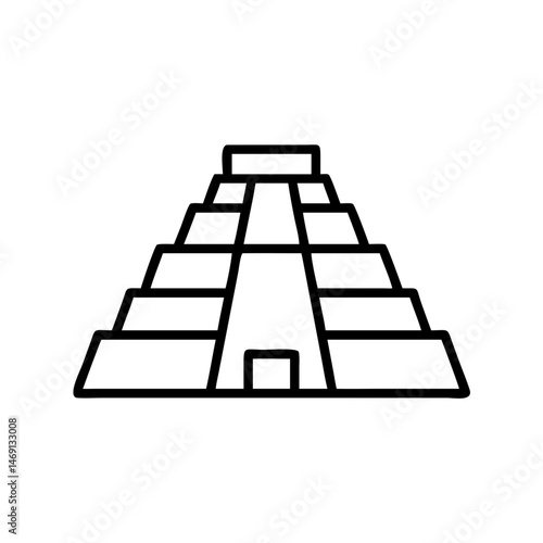 Ancient Pyramid Icon Design