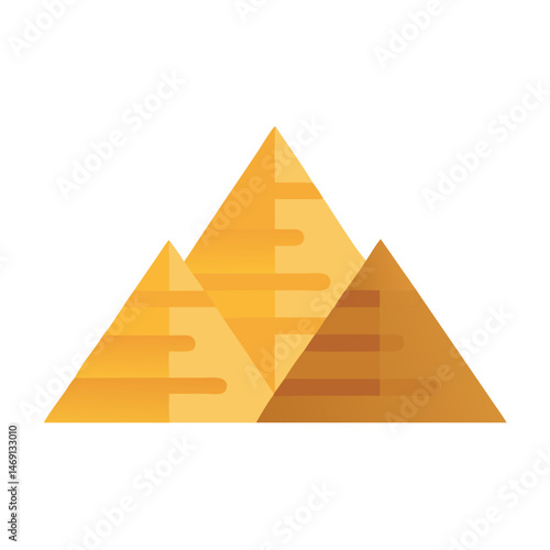 Ancient Pyramid Icon Design
