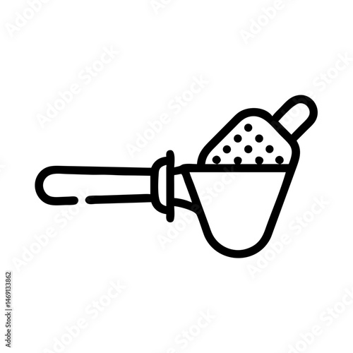 Corn Grinder Tool Icon Design