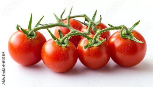Wallpaper Mural One red ripe tomato isolated on white background Torontodigital.ca