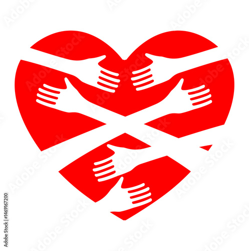 This is an illustration of a poiy love logo