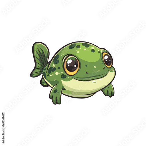 cute fish mascot vector design