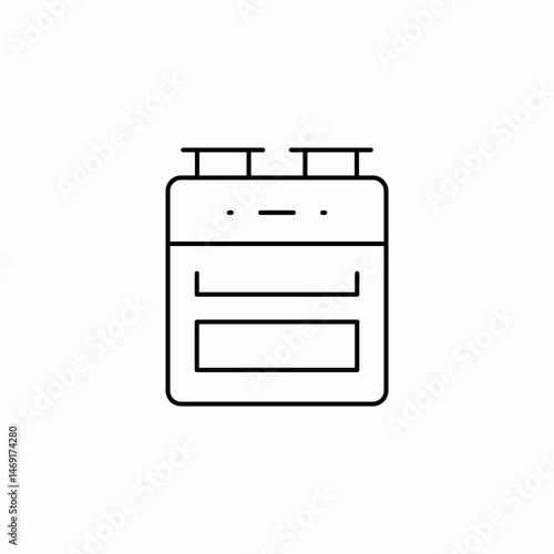 water heater icon sign vector