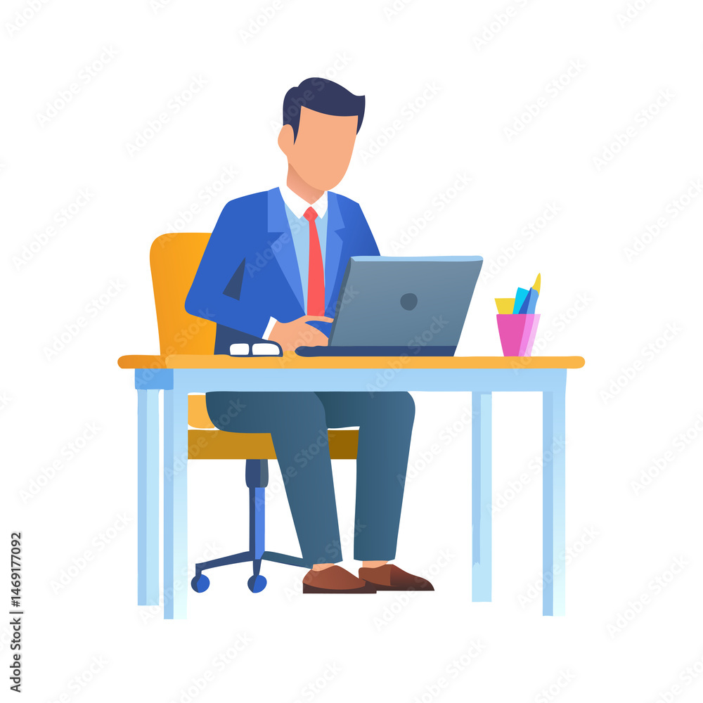 Businessman with Laptop Businessman with Laptop