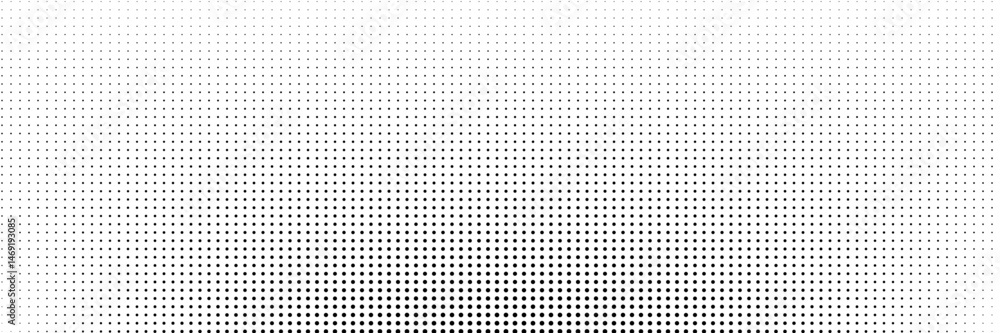 Halftone gradient. Dotted gradient, smooth dots spraying and halftones dot background seamless horizontal geometric pattern vector template set. Halftone gradient. Dotted gradient, smooth dots spraying and halftones dot background seamless horizontal geometric pattern vector template set.