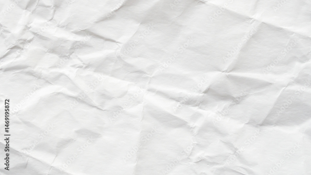 Abstract white crumpled and creased recycle paper texture background Abstract white crumpled and creased recycle paper texture background