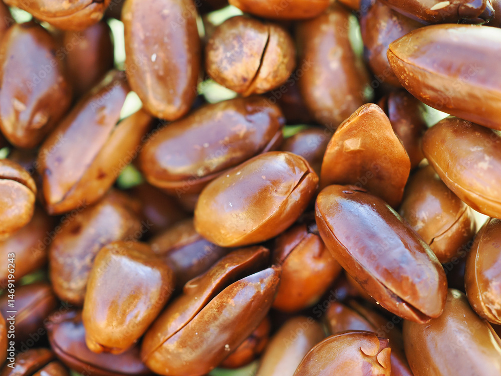 Roasted, shelled, dark brown peanuts Roasted, shelled, dark brown peanuts