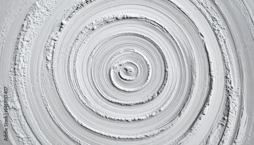 Wallpaper Mural Spiral art creation process studio visual artwork minimalist environment top-down view abstract concept for modern design inspiration Torontodigital.ca