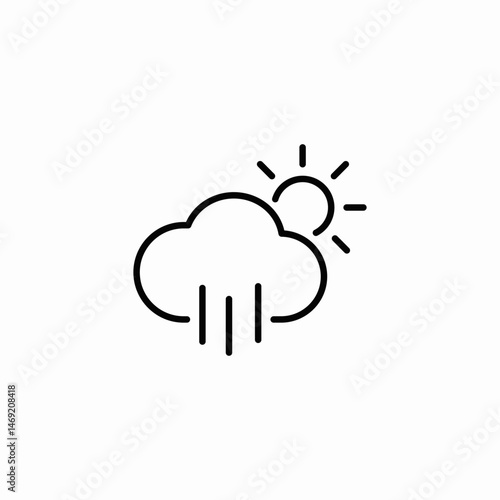 sunny wind icon sign vector