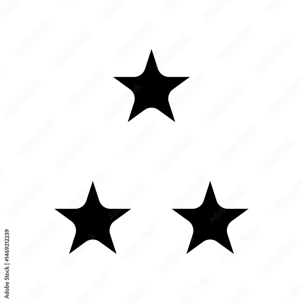 Three star icon Three star icon