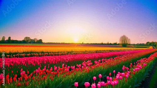 Wallpaper Mural Golden Petals: The Beauty of Tulips at Sunset

 Torontodigital.ca