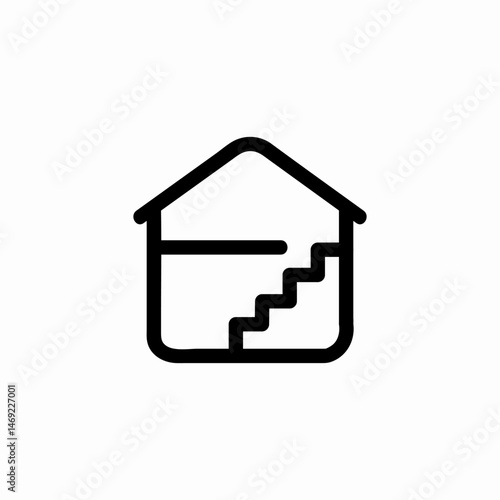 handrail icon icon sign vector