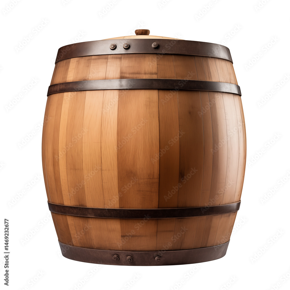 Obraz premium wine barrel transparent background