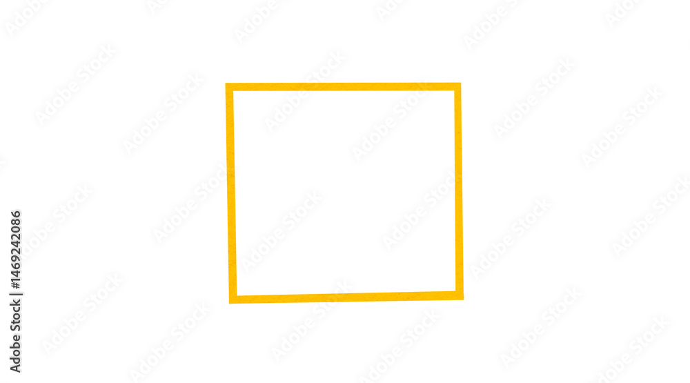Yellow squares made from paper cut into squares on a transparent background. Yellow squares made from paper cut into squares on a transparent background.