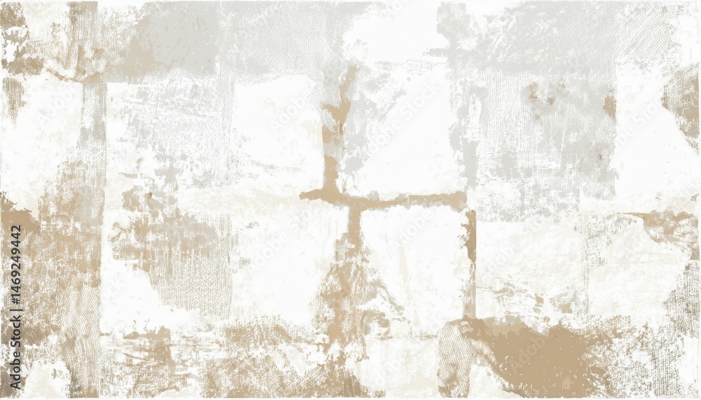 Fototapeta premium vintage beige and white grunge texture background for web design, print media, poster, branding or packaging template