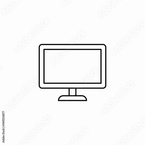 computer display icon sign vector
