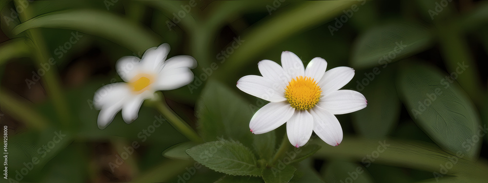 Fototapeta premium Macro Photography of Blooming Flower Petals with Natural Soft Focus
