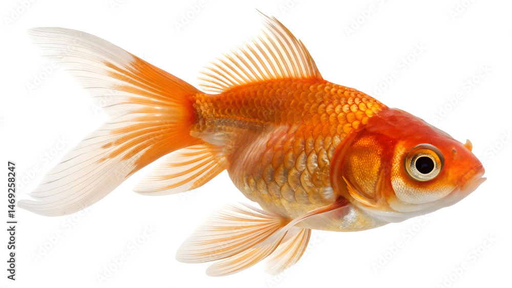 goldfish with transparent background goldfish with transparent background