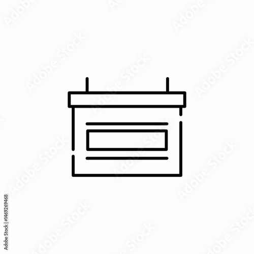 shop counter icon sign vector