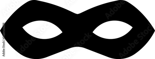 Face mask icon in flat style.