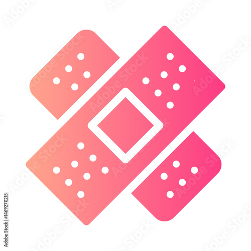 band aid gradient icon