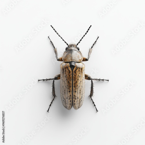 Lesser Grain Borer Beetle Detailed Macro Shot
