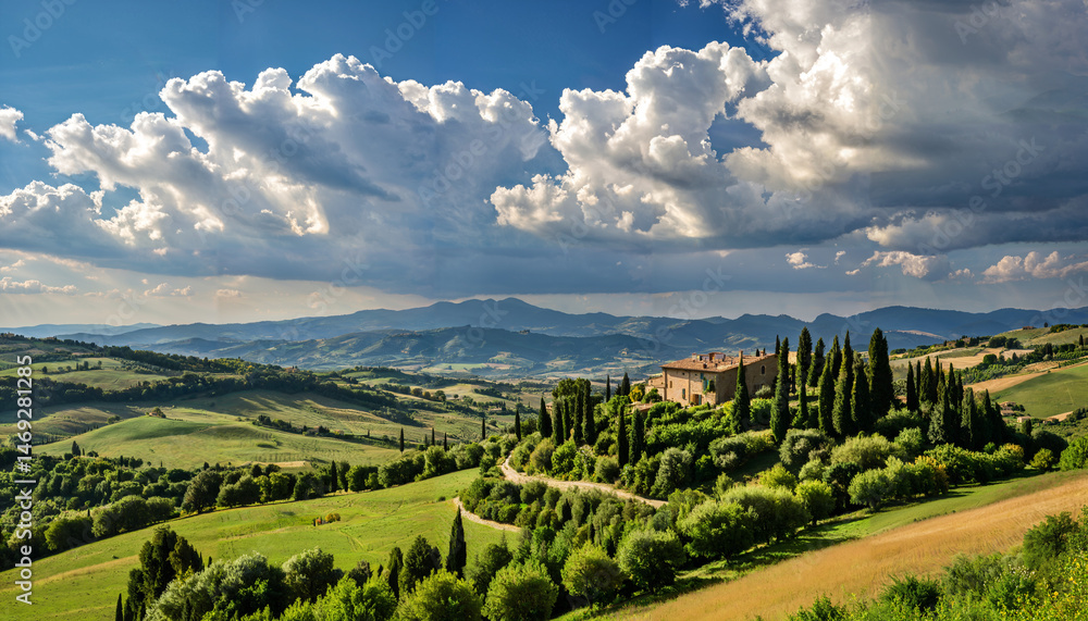 Fototapeta premium le paysage verdoyant