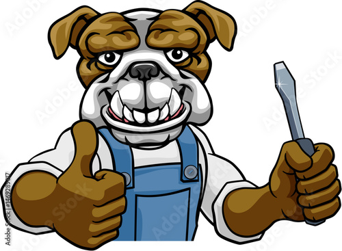 A bulldog electrician, hand...