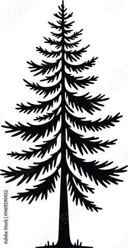 Minimalist Tree Symbol