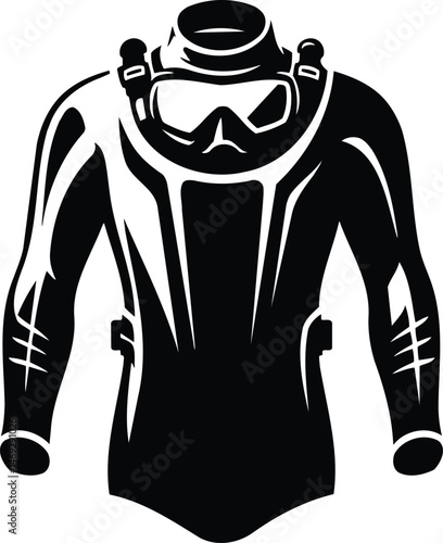 Neoprene Dive Gear Outline