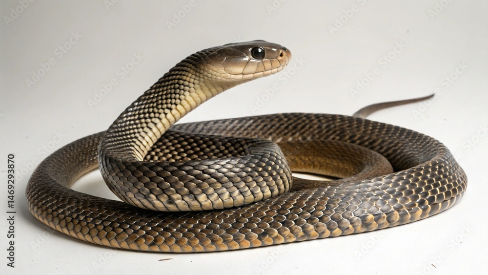 Central Ranges Taipan on studio background
Central Ranges Taipan on studio background