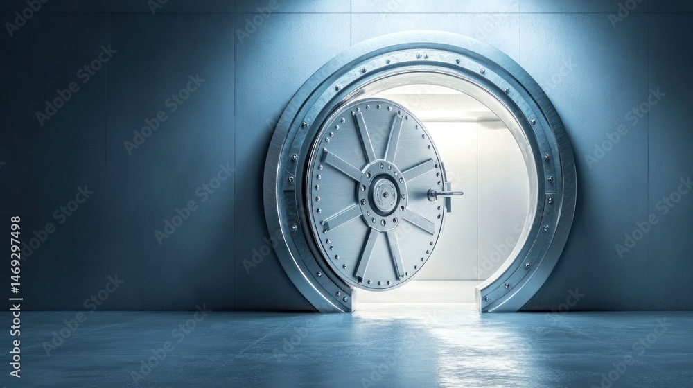 Secure vault entrance Secure vault entrance
