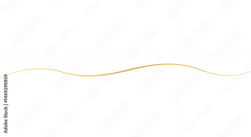 Abstract Golden Wave: A Minimalist Design Element Abstract Golden Wave: A Minimalist Design Element