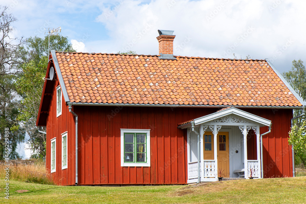 Schwedisches Holzhaus