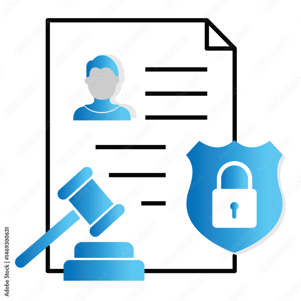 Obraz premium Cyber Compliance Vector Icon Representing Secure Standards And Regulatory Data Protection
