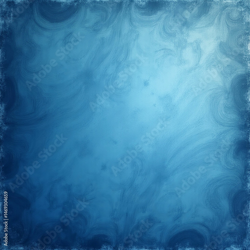abstract old blue paper background featuring a marbled vintage texture