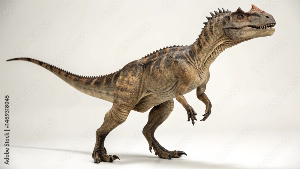 Fototapeta premium Ceratosaurus on studio background 