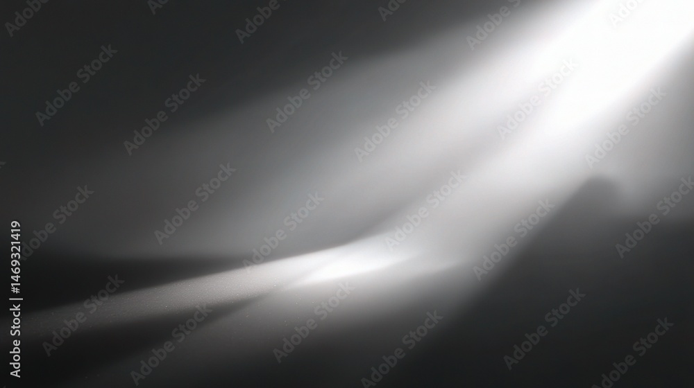 Ethereal Light Leak Abstract in Black and White Gradient Design Ethereal Light Leak Abstract in Black and White Gradient Design
