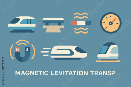 Transportation flat icons set – filled, travel, transit and movement symbols