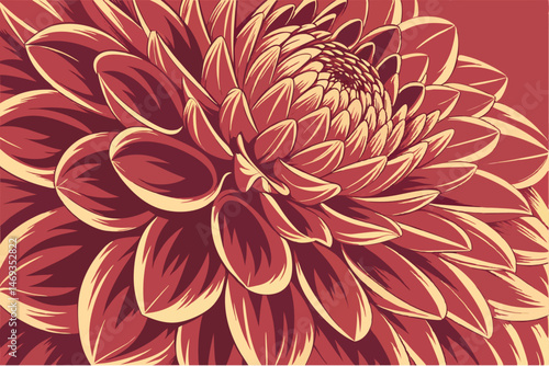 94 8k, hyper-detailed, highly intricate, vibrant, psychedelic, abstract, colorful, flower, dahlia, layered petals, intricate patterns, mesmerizing, dynamic lighting, surreal, digital art